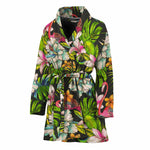 Hawaiian Aloha Tropical Pattern Print Women's Bathrobe