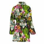 Hawaiian Aloha Tropical Pattern Print Women's Bathrobe