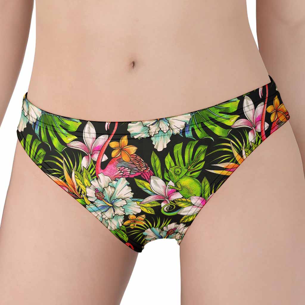 Hawaiian Aloha Tropical Pattern Print Women's Panties