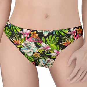 Hawaiian Aloha Tropical Pattern Print Women's Thong