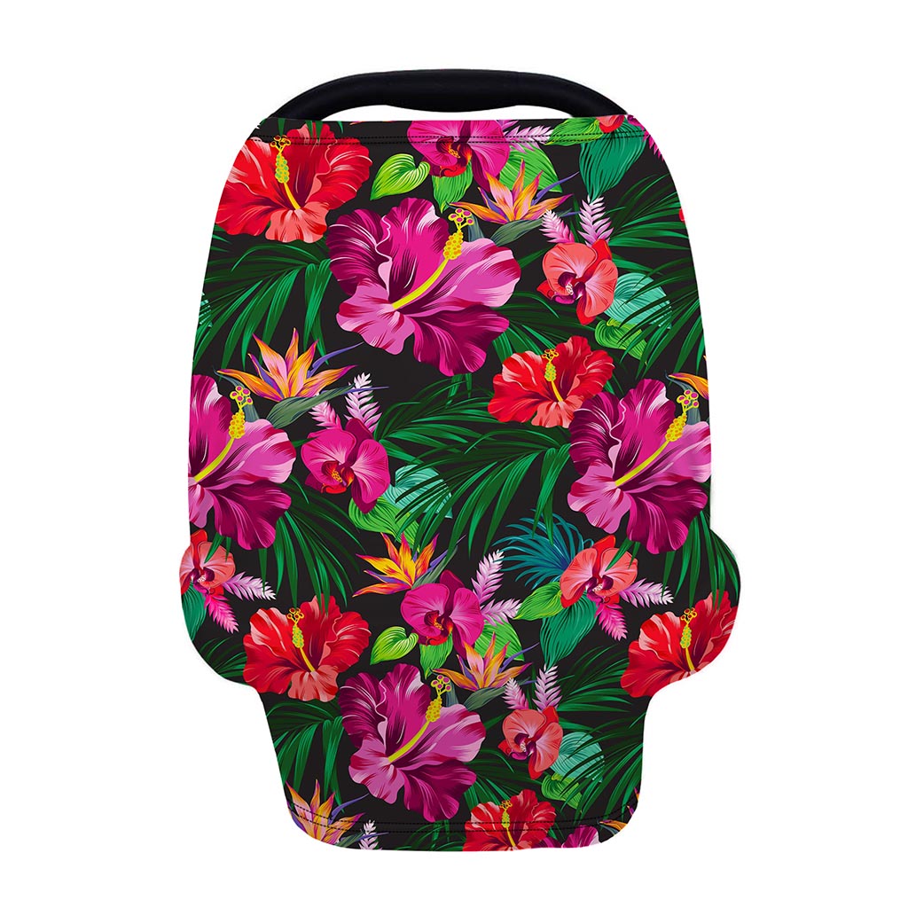 Hawaiian Floral Flowers Pattern Print Baby Seat Cover