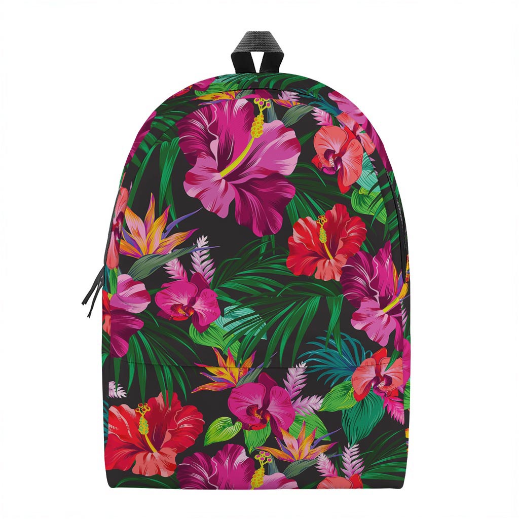 Hawaiian Floral Flowers Pattern Print Backpack