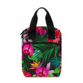 Hawaiian Floral Flowers Pattern Print Bible Tote Bag
