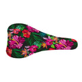 Hawaiian Floral Flowers Pattern Print Bicycle Seat Cover