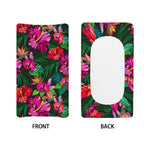 Hawaiian Floral Flowers Pattern Print Changing Pad Cover
