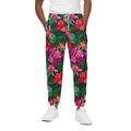 Hawaiian Floral Flowers Pattern Print Cotton Sweatpants