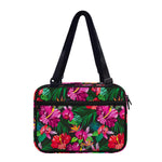 Hawaiian Floral Flowers Pattern Print Double Strap Bible Bag
