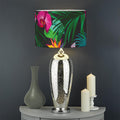 Hawaiian Floral Flowers Pattern Print Drum Lamp Shade