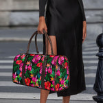 Hawaiian Floral Flowers Pattern Print Duffle Bag