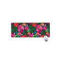 Hawaiian Floral Flowers Pattern Print Extended Mouse Pad