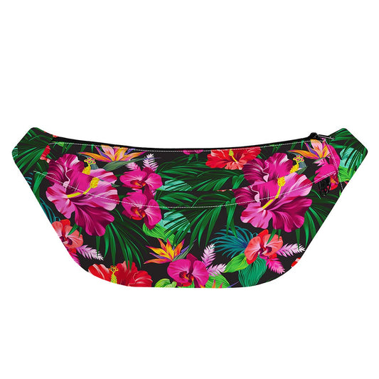 Hawaiian Floral Flowers Pattern Print Fanny Pack