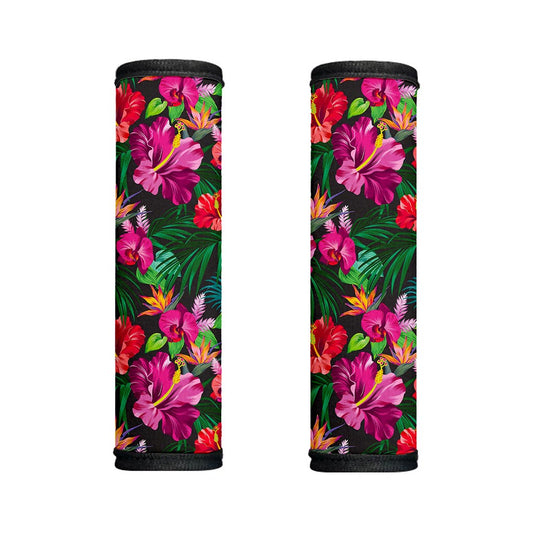 Hawaiian Floral Flowers Pattern Print Handle Covers