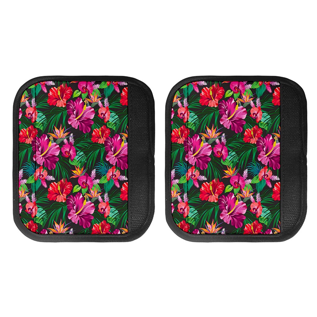 Hawaiian Floral Flowers Pattern Print Handle Covers