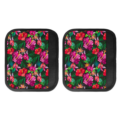 Hawaiian Floral Flowers Pattern Print Handle Covers