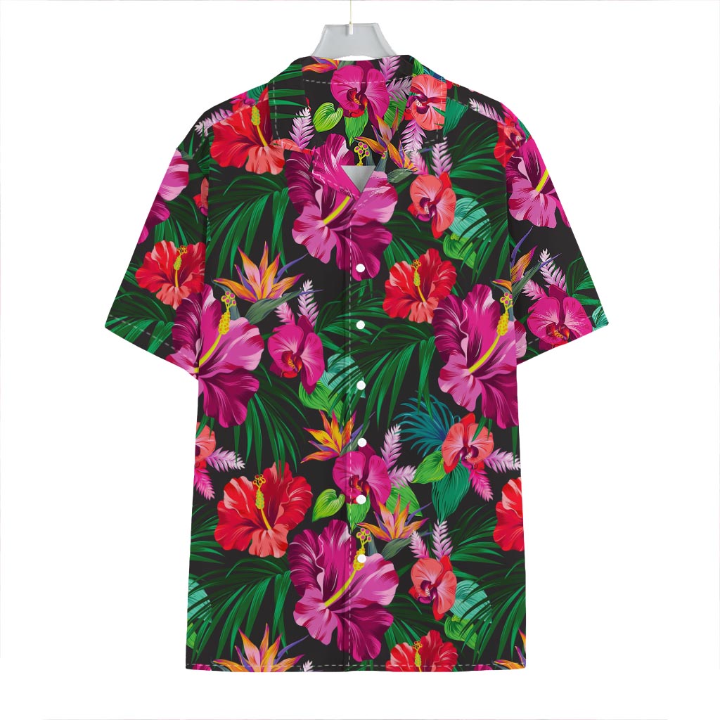 Hawaiian Floral Flowers Pattern Print Hawaiian Shirt