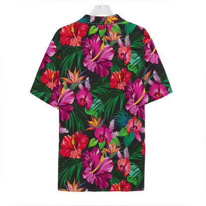 Hawaiian Floral Flowers Pattern Print Hawaiian Shirt