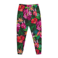 Hawaiian Floral Flowers Pattern Print Jogger Pants