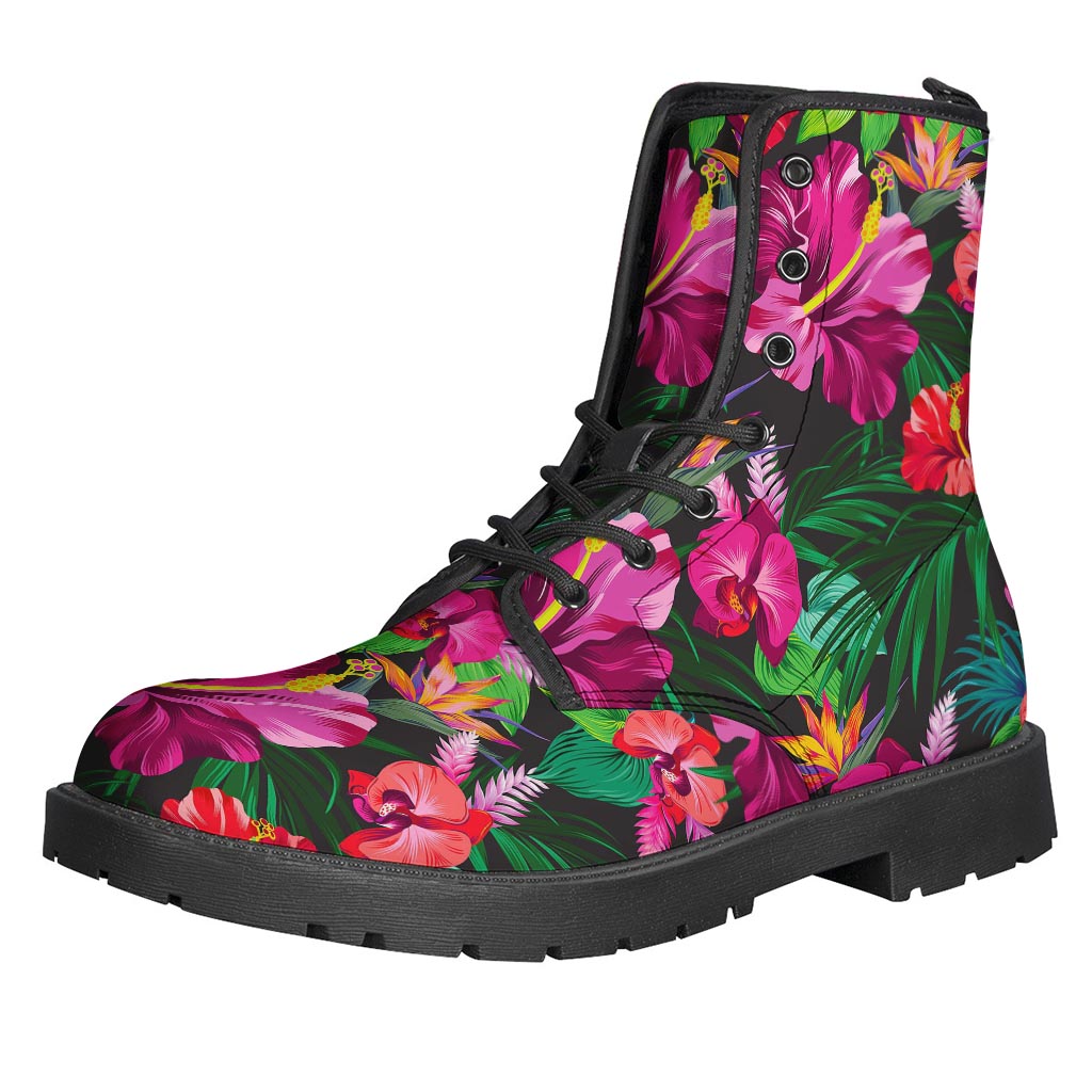 Hawaiian Floral Flowers Pattern Print Backpack