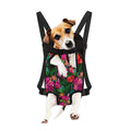 Hawaiian Floral Flowers Pattern Print Pet Carrier Backpack