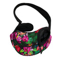 Hawaiian Floral Flowers Pattern Print Pet Sling Carrier