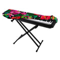 Hawaiian Floral Flowers Pattern Print Piano Keyboard Cover