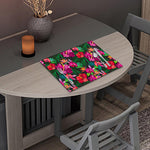 Hawaiian Floral Flowers Pattern Print Placemat