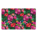 Hawaiian Floral Flowers Pattern Print Polyester Doormat