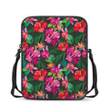 Hawaiian Floral Flowers Pattern Print Rectangular Crossbody Bag