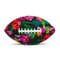 Hawaiian Floral Flowers Pattern Print Rugby Ball