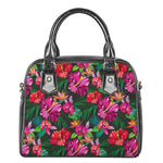 Hawaiian Floral Flowers Pattern Print Shoulder Handbag