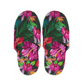 Hawaiian Floral Flowers Pattern Print Slippers