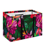 Hawaiian Floral Flowers Pattern Print Utility Tote Bag