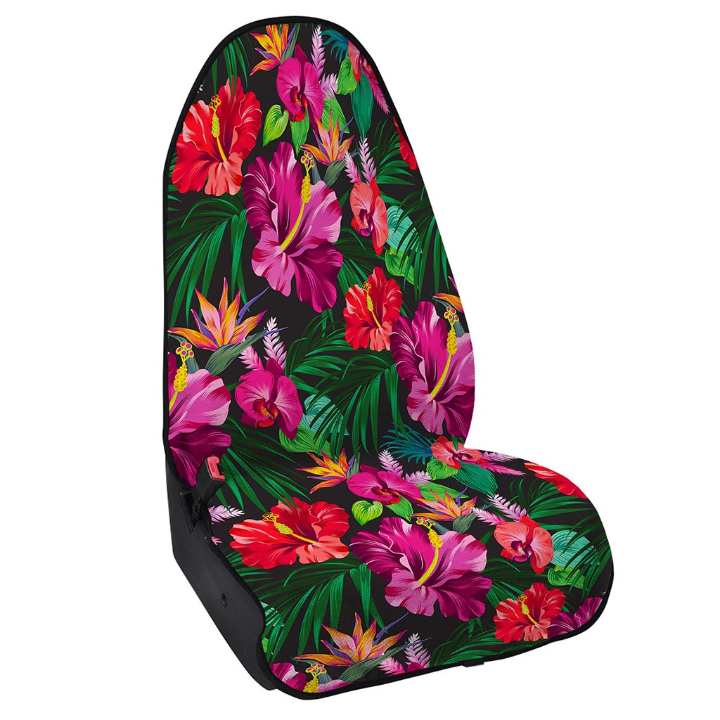 Hawaiian Floral Flowers Pattern Print Waterproof Car Seat Cover