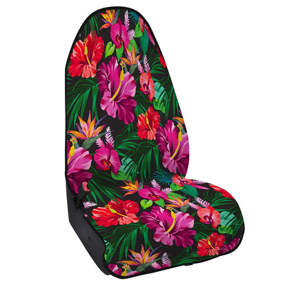 Hawaiian Floral Flowers Pattern Print Waterproof Car Seat Cover