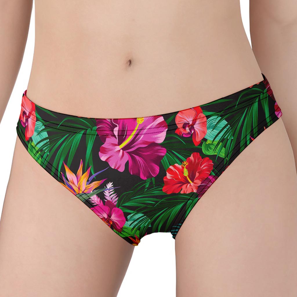 Hawaiian Floral Flowers Pattern Print Women's Panties