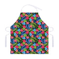 Hawaiian Floral Pattern Print Adjustable Apron