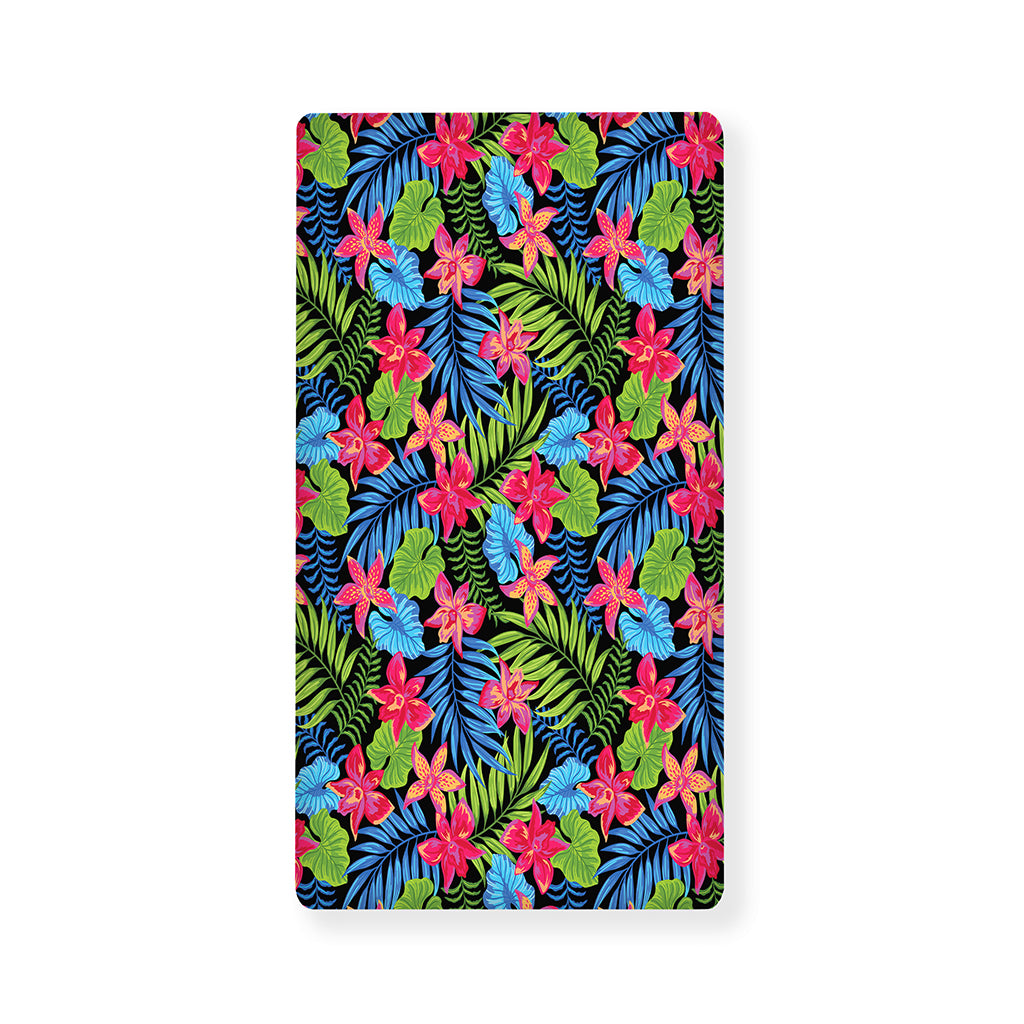 Hawaiian Floral Pattern Print Baby Crib Sheet