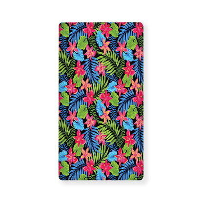 Hawaiian Floral Pattern Print Baby Crib Sheet