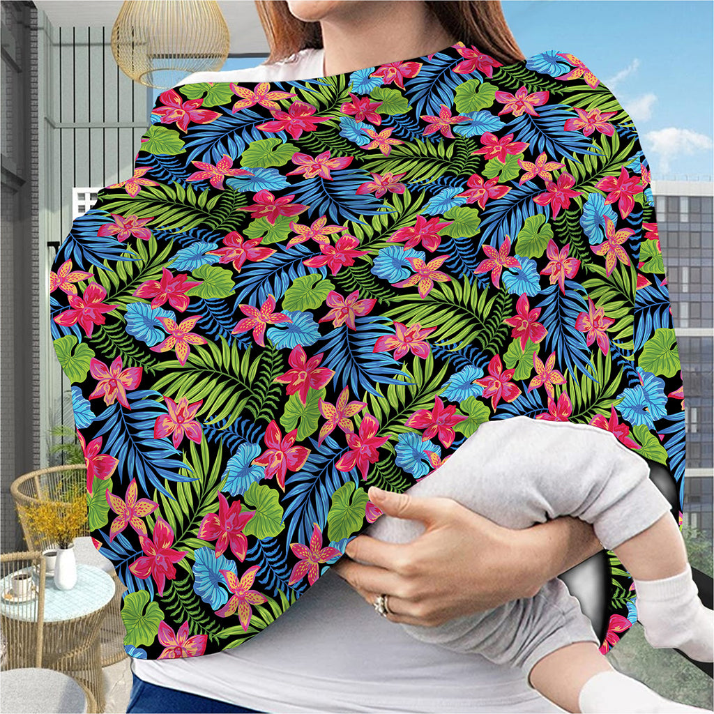 Hawaiian Floral Pattern Print Baby Seat Cover