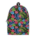 Hawaiian Floral Pattern Print Backpack