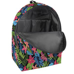 Hawaiian Floral Pattern Print Backpack