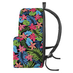 Hawaiian Floral Pattern Print Backpack