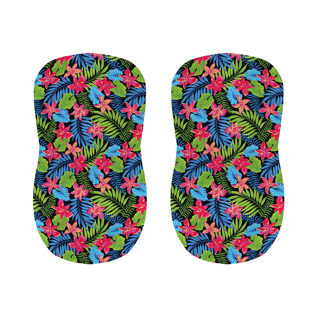 Hawaiian Floral Pattern Print Bar Stool Covers