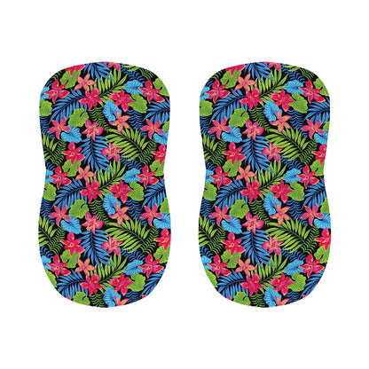 Hawaiian Floral Pattern Print Bar Stool Covers
