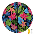 Hawaiian Floral Pattern Print Basketball