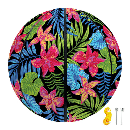 Hawaiian Floral Pattern Print Basketball