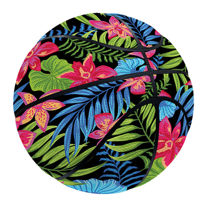 Hawaiian Floral Pattern Print Basketball