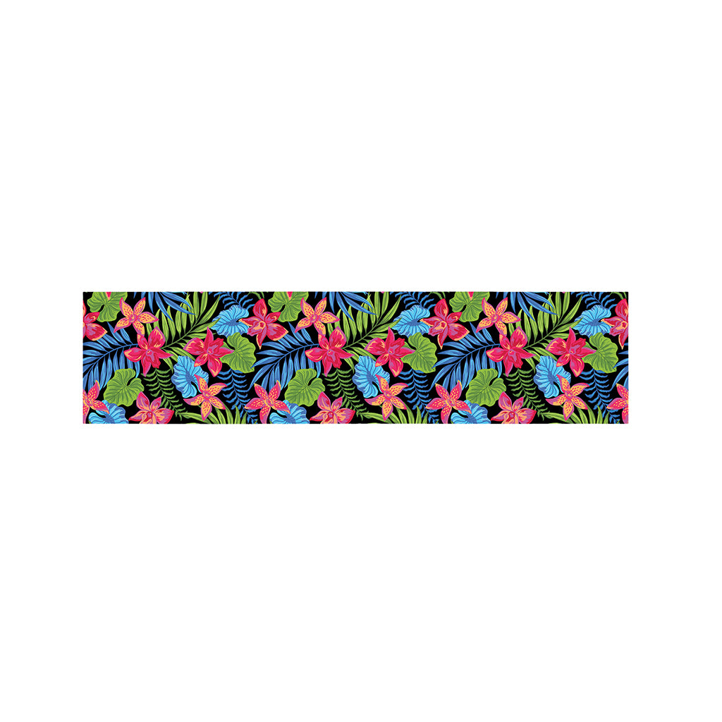 Hawaiian Floral Pattern Print Bed Runner