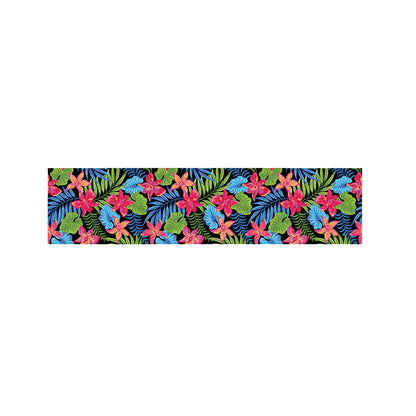 Hawaiian Floral Pattern Print Bed Runner