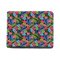 Hawaiian Floral Pattern Print Bifold Wallet